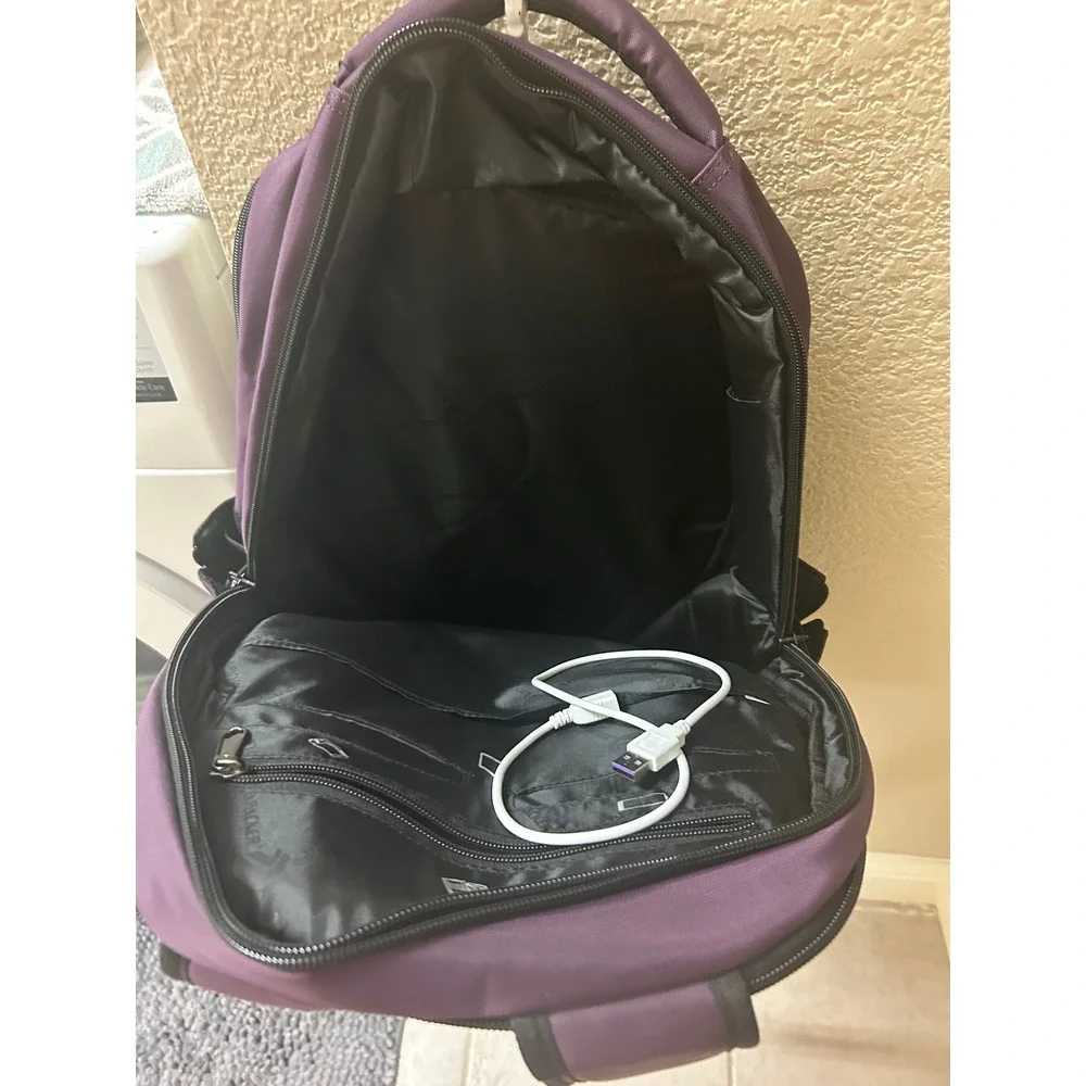 Lapacker Backpack Unisex OS Purple TCU Horned Frogs Laptop Travel Bag LP-TCU-01